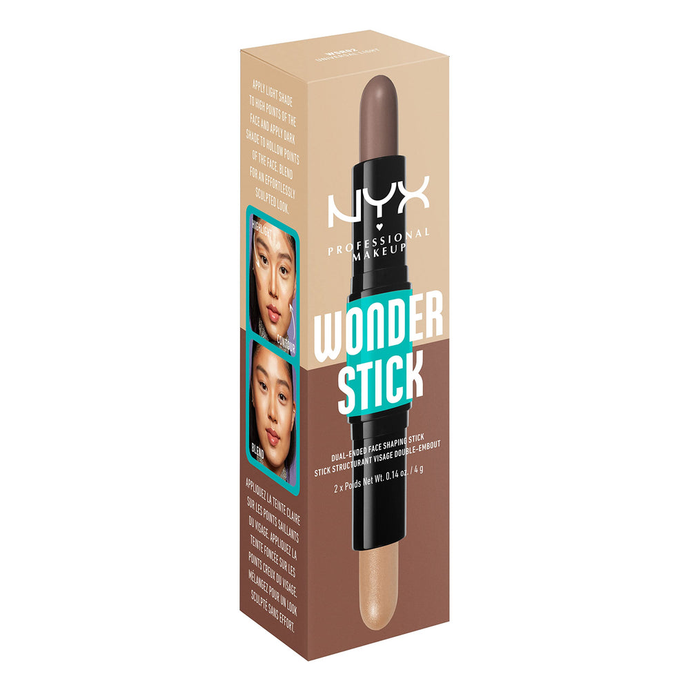 NYX Wonder Stick uso diario para realzar rasgos con facilidad.