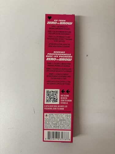 NYX Zero to Brow incluye cepillo cejas para difuminar líneas de forma natural.