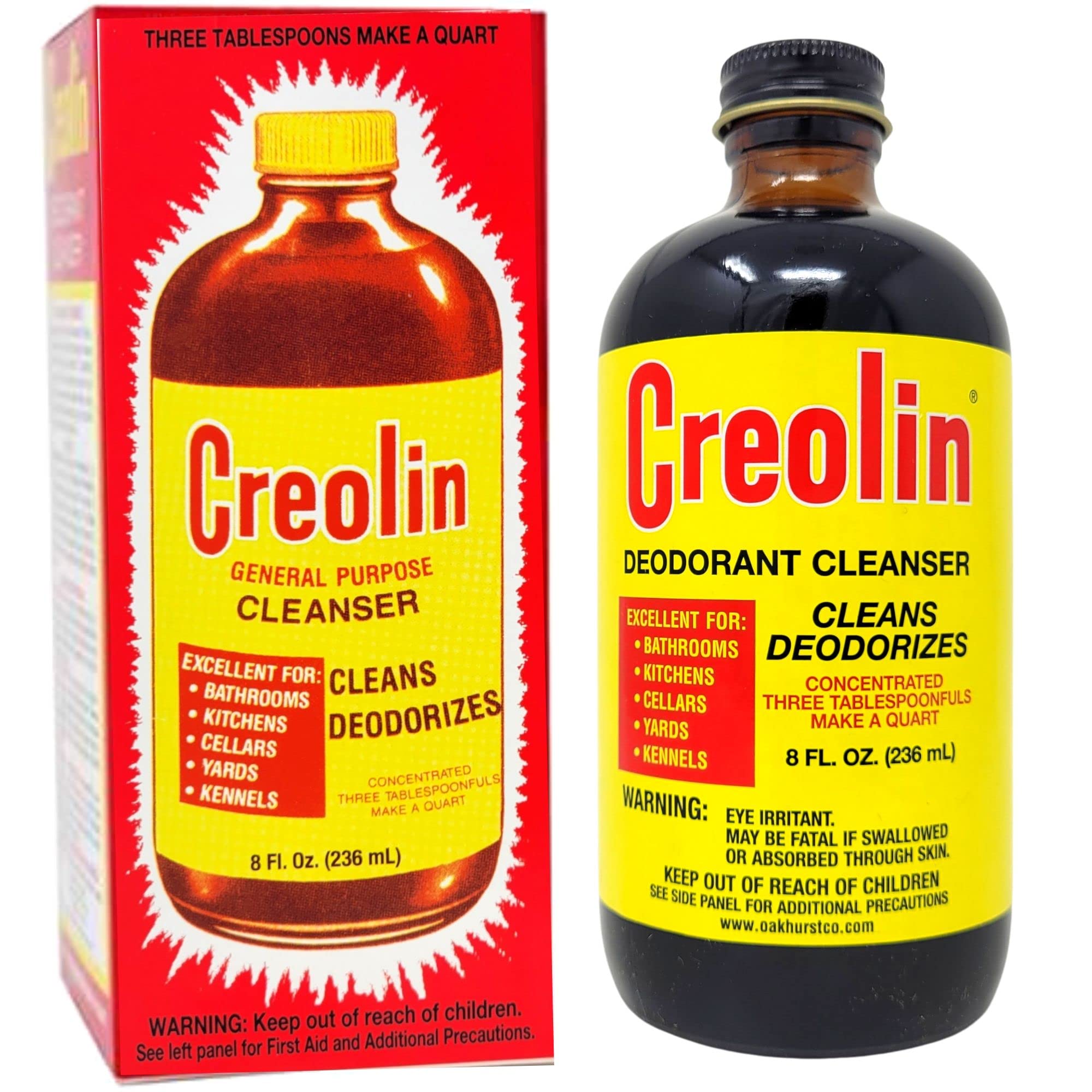 Creolin de OAKHURST: botella 8 oz para desodorizar espacios