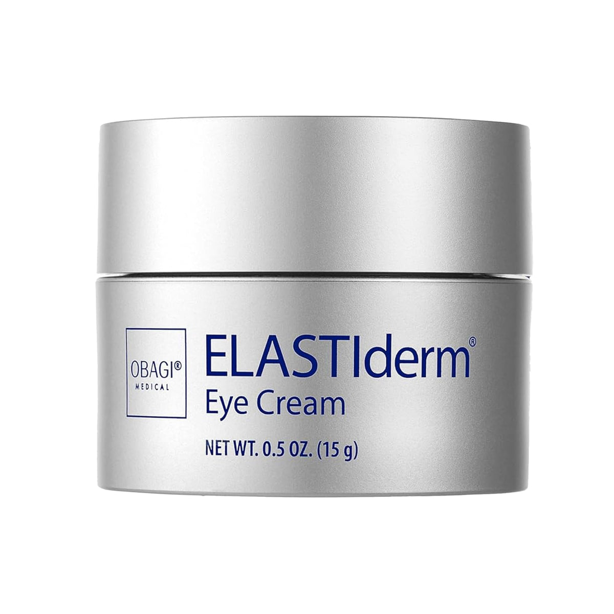 Obagi ELASTIderm Crema de Ojos, envase frontal, crema ligera para uso diario.