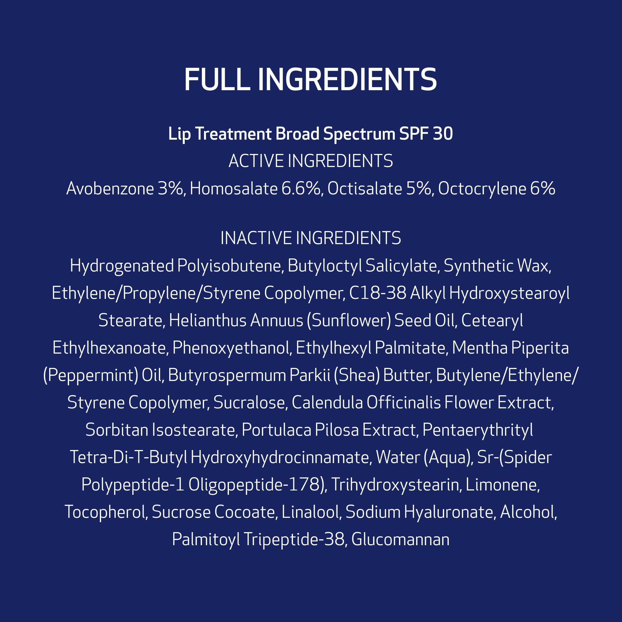 Obagi Lip Therapy SPF 30 respaldado por dermatólogos para uso diario seguro.