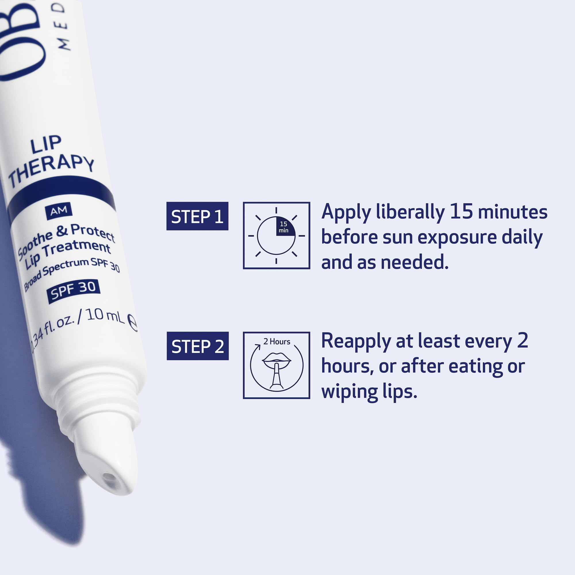 Obagi Lip Therapy SPF 30: ácido hialurónico y péptidos para plump suave.