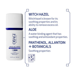 Tónico Obagi Nu-Derm con hamamelis y aloe calma la piel