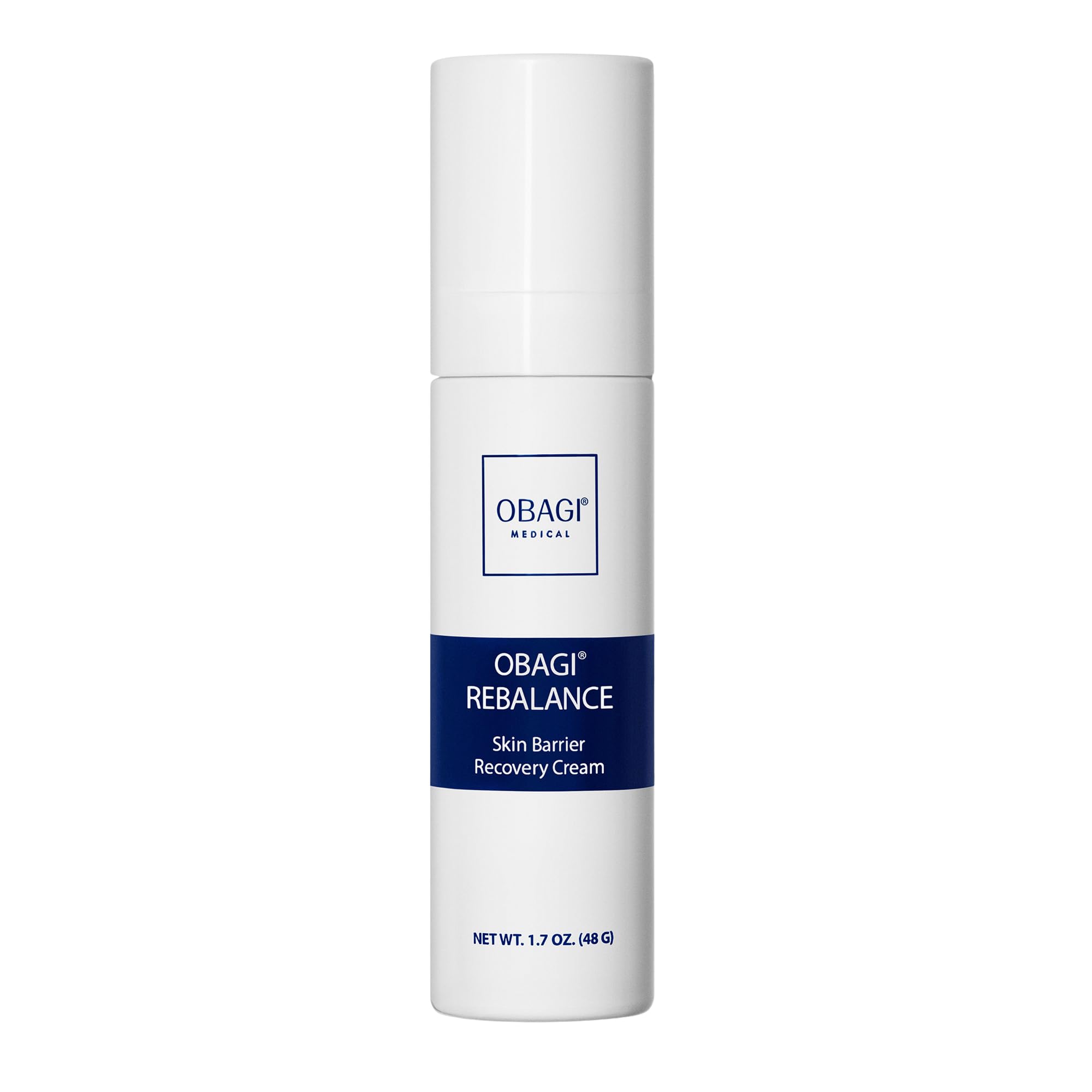 Obagi Rebalance crema barrera de la piel: calma la irritación y restaura hidratación.