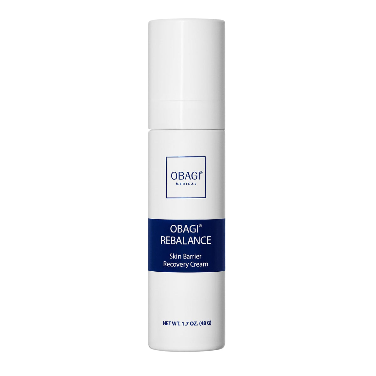 Obagi Rebalance crema barrera de la piel: calma la irritación y restaura hidratación.