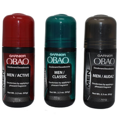 OBAO desodorante para hombres: empaque de 3, listo para rotar fragancias