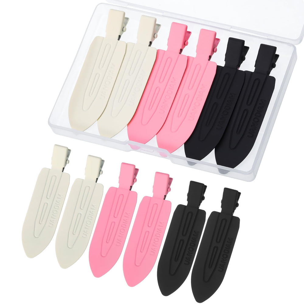 Pinzas de cabello obeoby sin pliegues para fijar peinados sin dejar marcas.