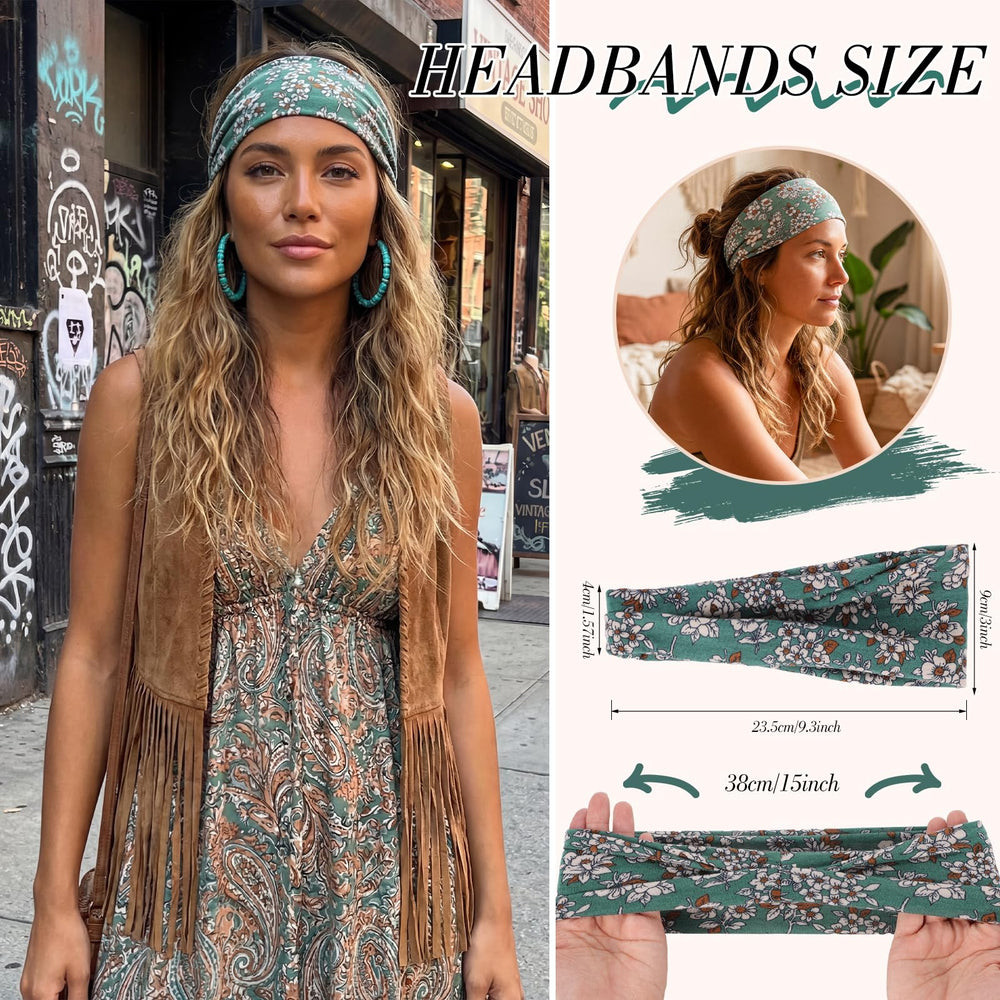 obeoby banda boho mujer paleta de estampados para combinar con cualquier atuendo.