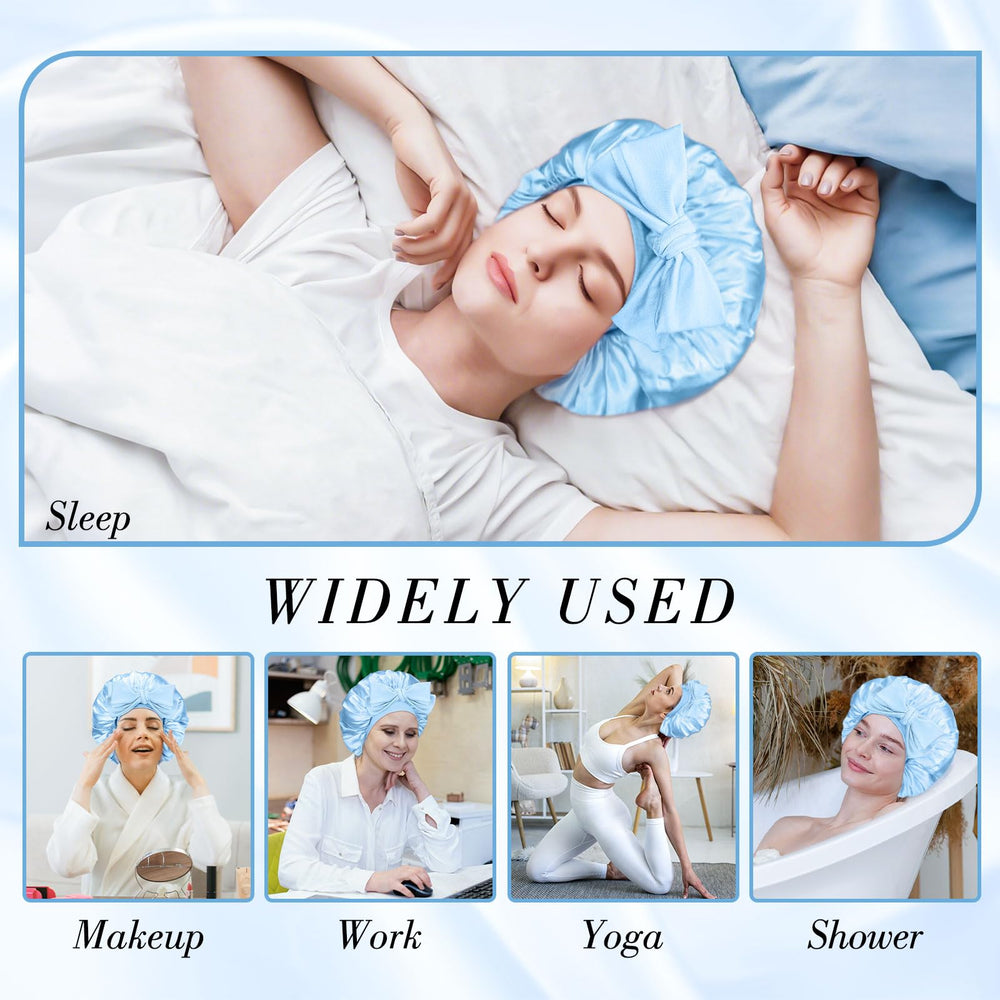 Bonete satin duradero y lavable en máquina de Obeoby para uso prolongado.