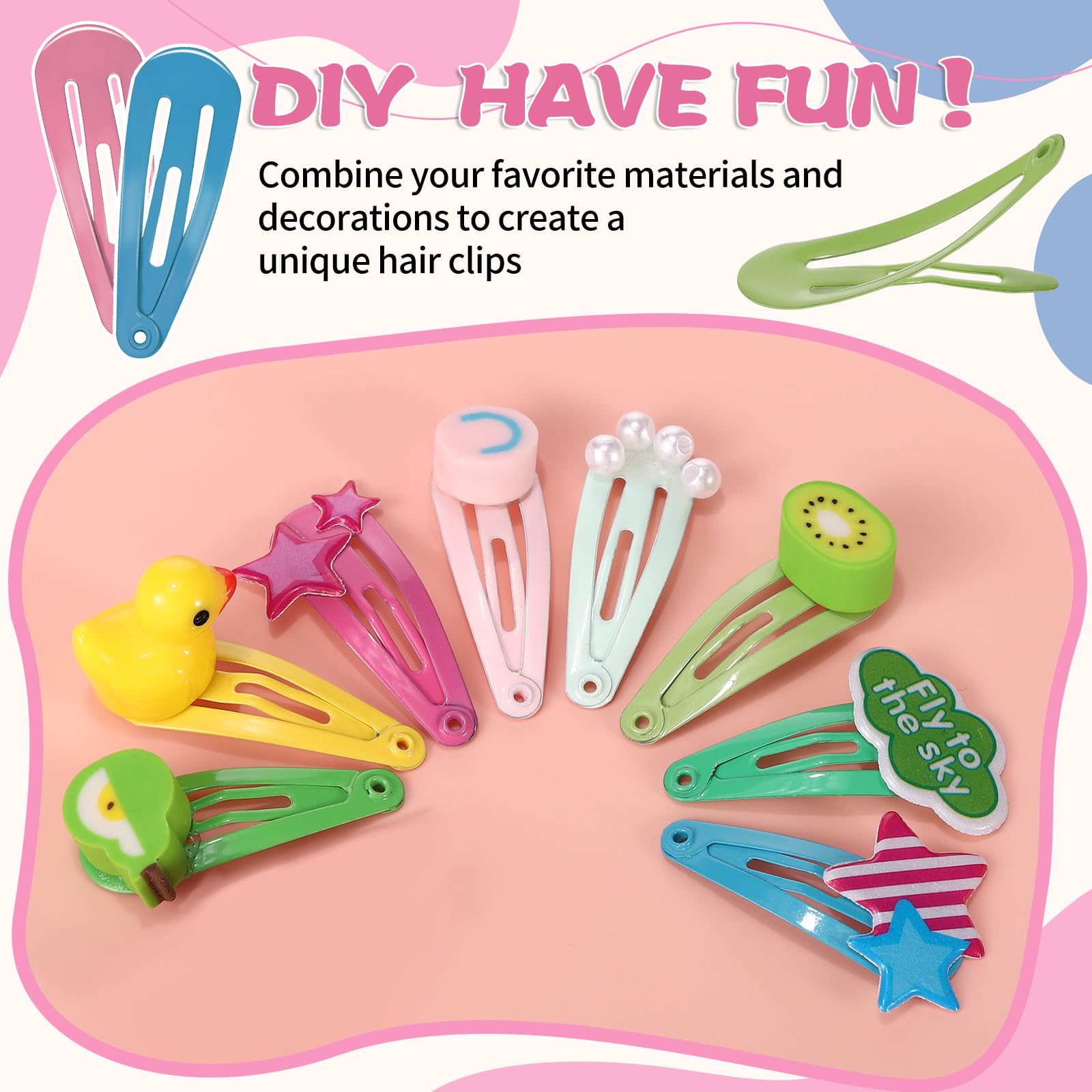 clip metálico mini obeoby para niñas y mujeres, uso diario