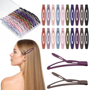 Pinzas metálicas Obeoby de 40 unidades para peinados rápidos y duraderos.