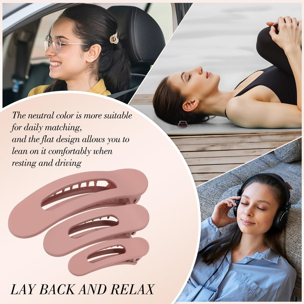 obeoby clips planos ultraligeros perfectos para llevar en bolso diario.