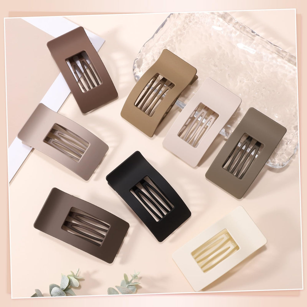 obeoby pinzas planas para cabello grueso o fino, versátiles