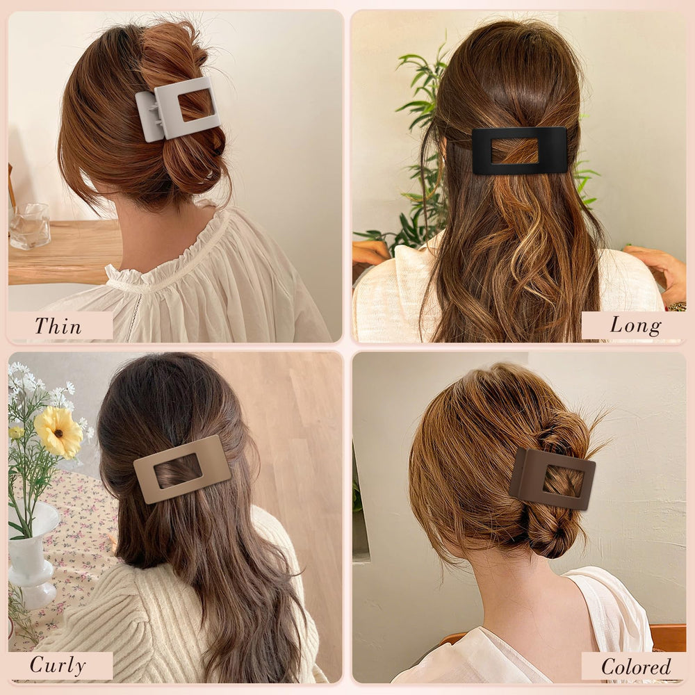 obeoby pinzas planas de tamaño medio para cabello