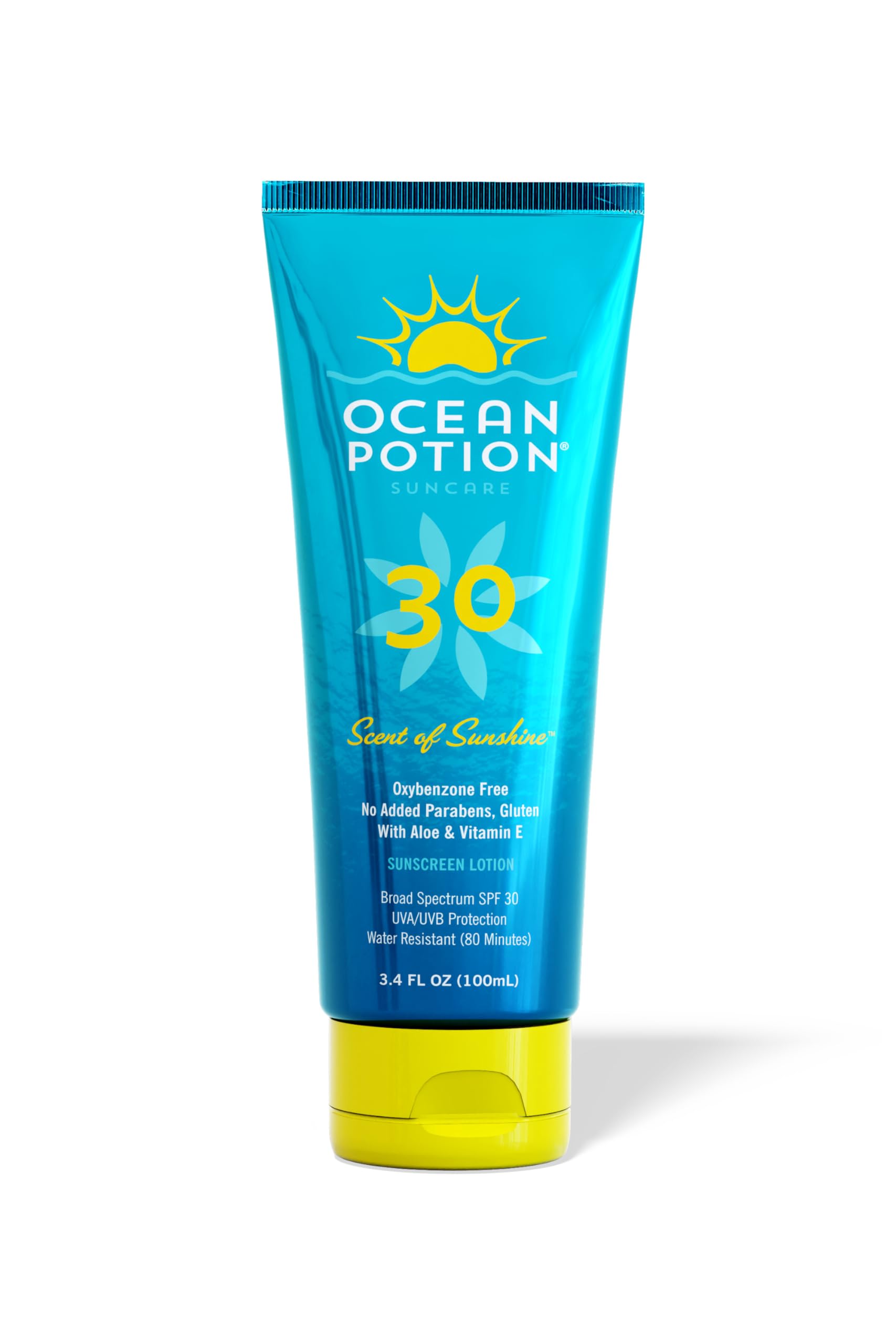 Ocean Potion crema corporal SPF30, protección diaria y piel hidratada.