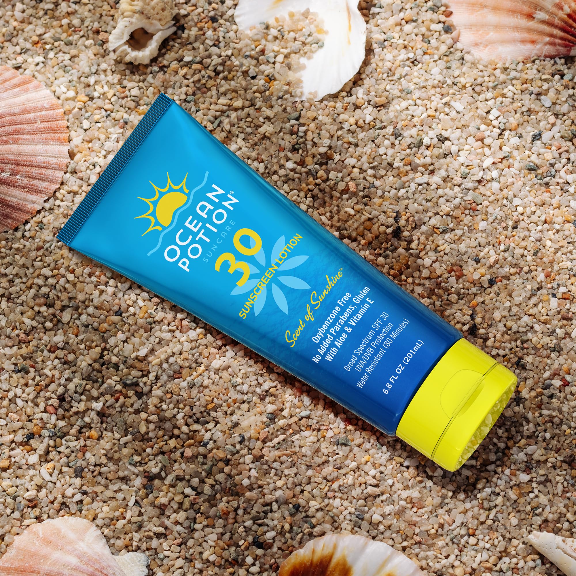 Ocean Potion fragancia playa brinda sensación fresca.