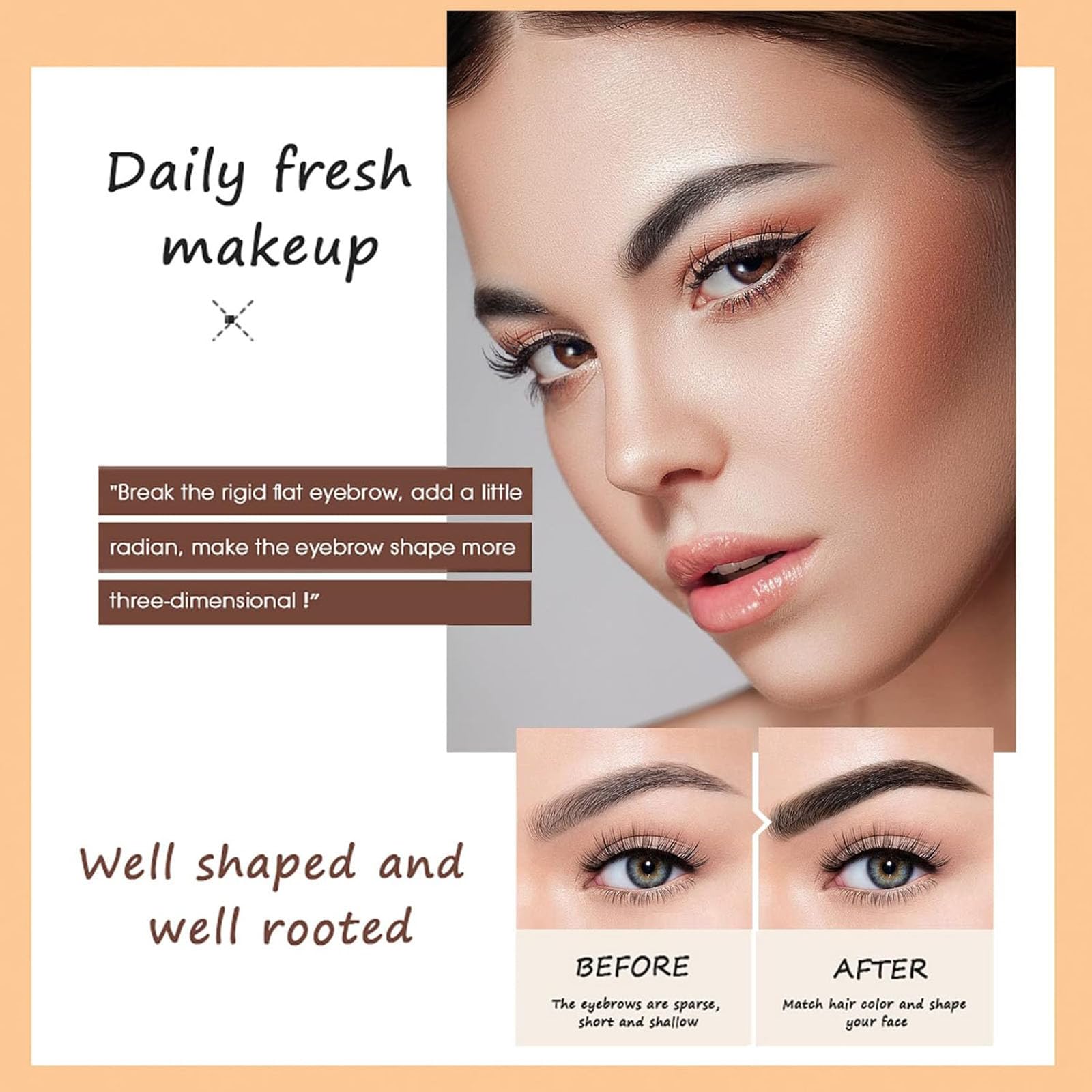 O'CHEAL aplicación rápida de cejas con definición natural.