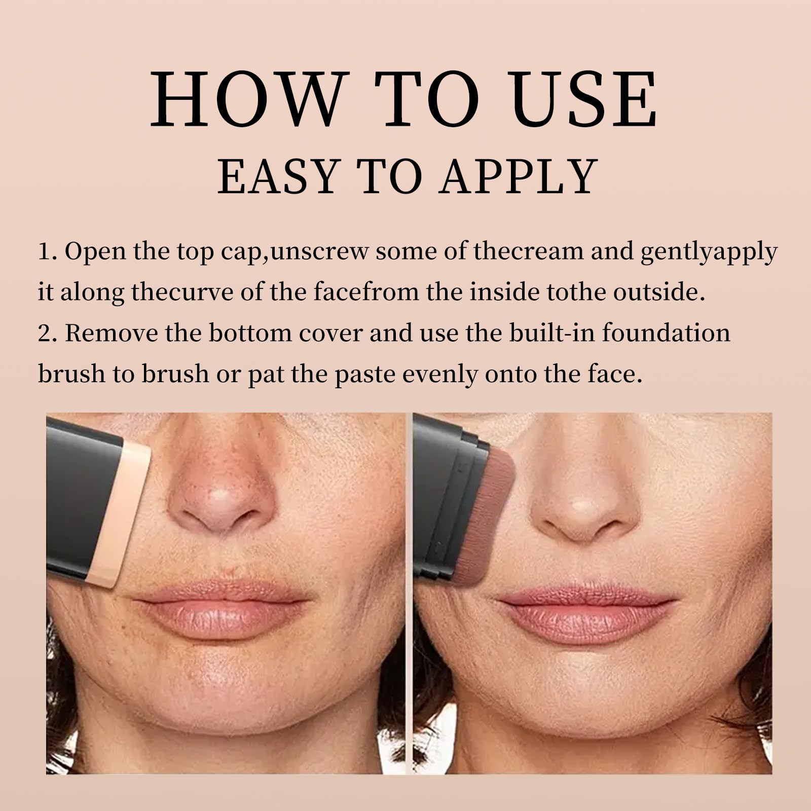 O'CHEAL barra base y contorno para un aspecto natural duradero.