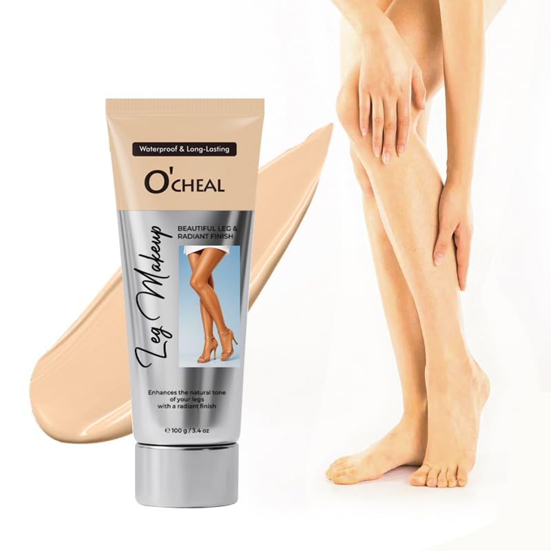 O’CHEAL crema para piernas con cobertura impermeable para un acabado duradero.