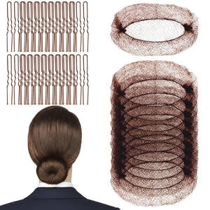 Ocoullow redes invisibles para cabello, livianas y discretas para uso diario.