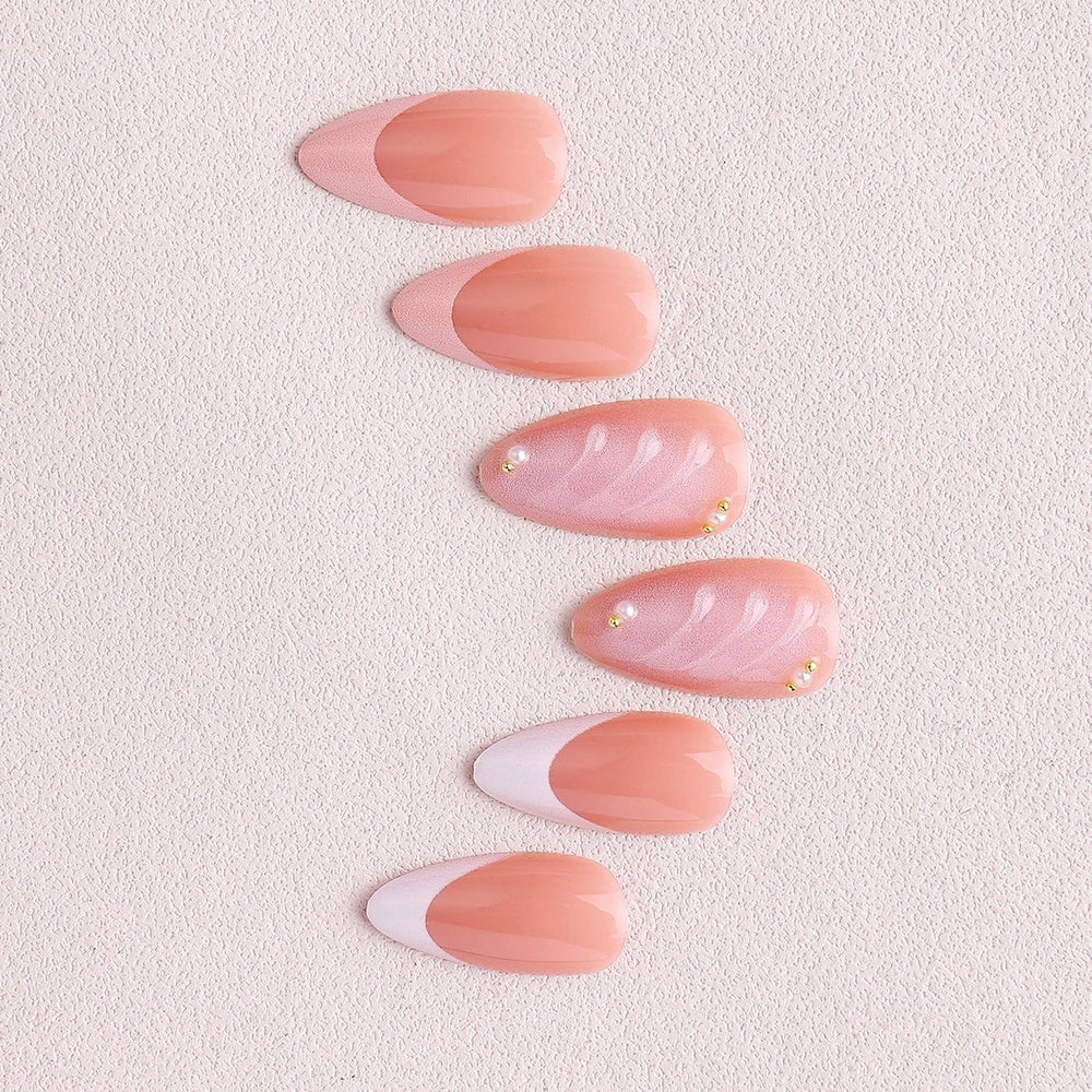 Uñas OCOUYVD media almendra elegante para uso diario