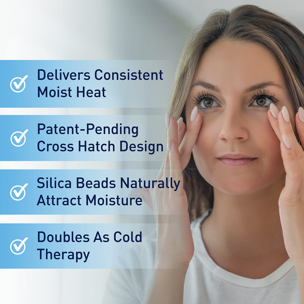 OCuSOFT máscara para ojo seco, detalle del mecanismo de calor.