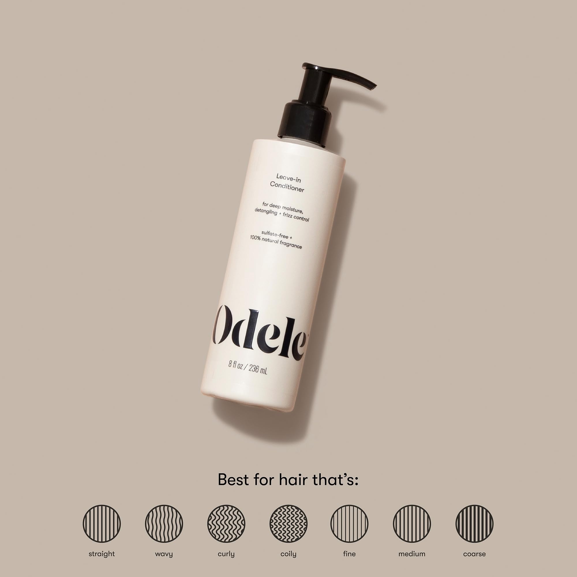 Odele Leave-In, contiene aminoácidos y proteínas para fortalecer progresivamente el cabello.