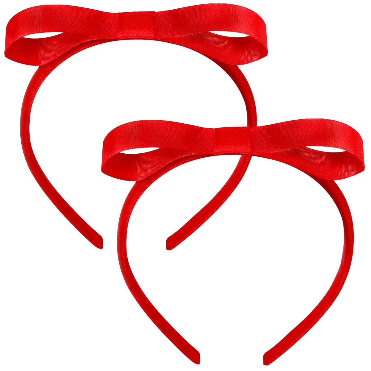 Diadema ODESABO con lazo rojo, ideal para fiestas y atuendos