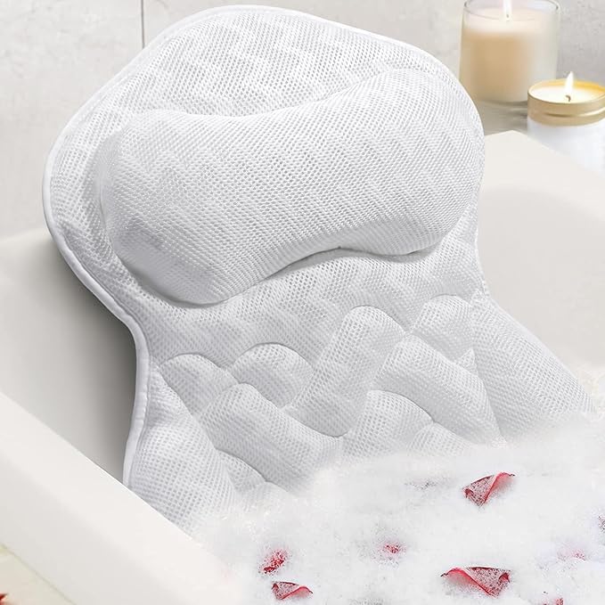 ODOX.MS almohada de baño: apoyo para cabeza cómodo y estable.