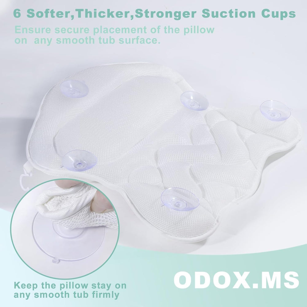 ODOX.MS almohada: material impermeable para uso en bañera y ducha.