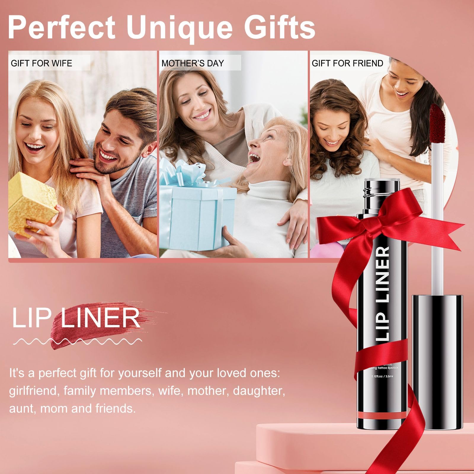 Delineador labial OETUIOW ideal para looks rápidos y diarios.