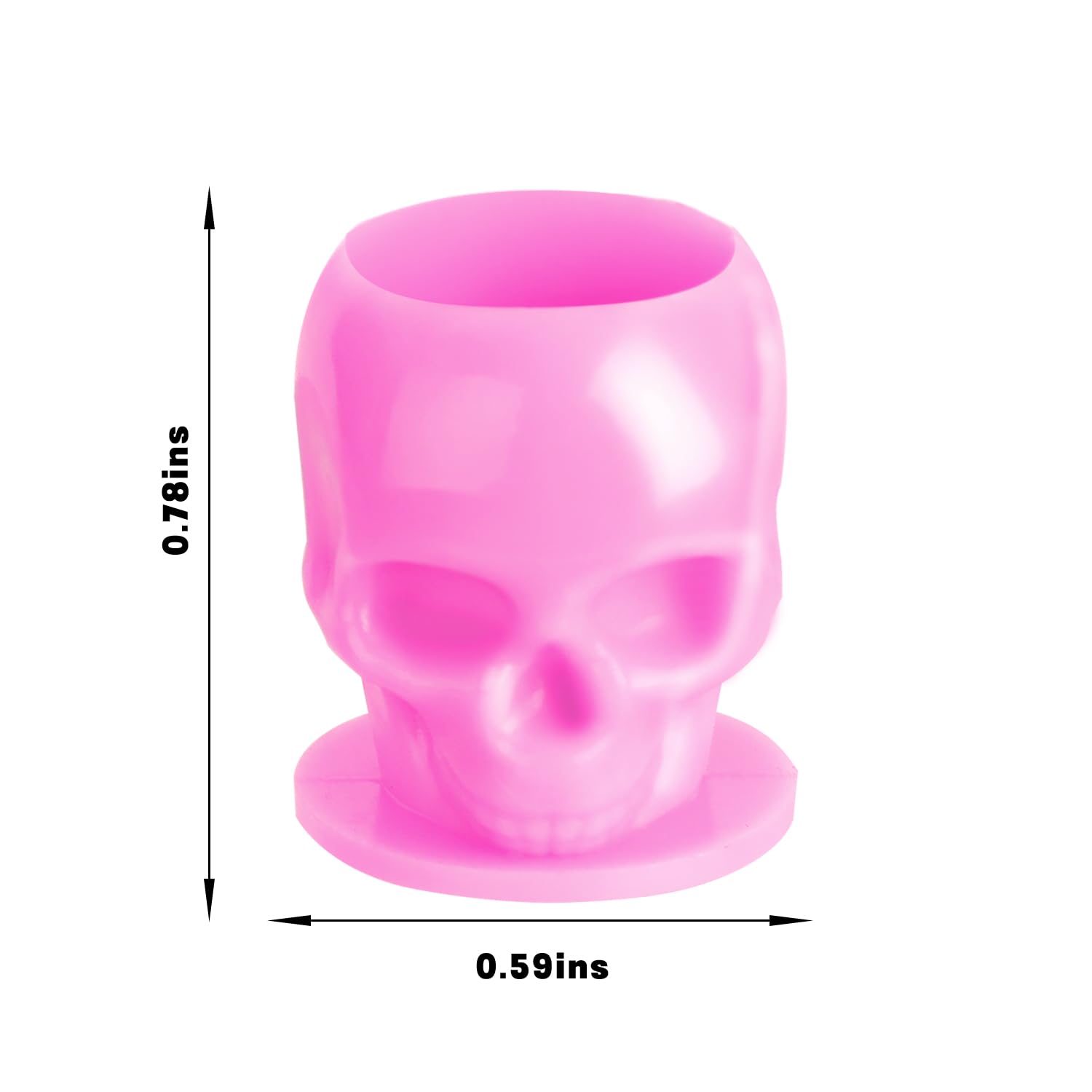 OFEYLE copa tinta desechable rosa, uso higiénico en sesiones.