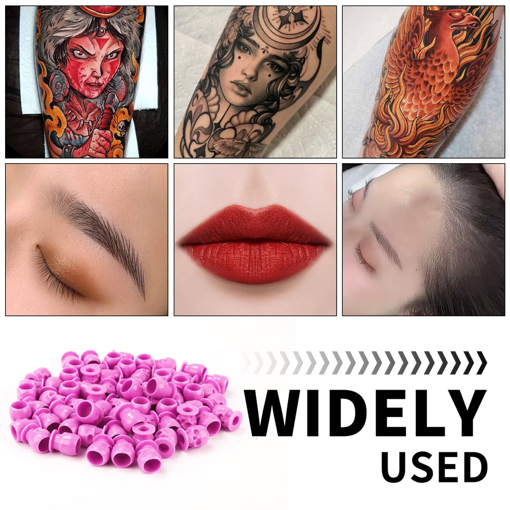 OFEYLE conjunto rosa de tapas tinta, manejo cómodo y limpio.