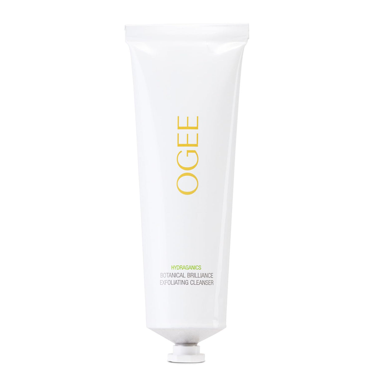 Ogee Exfoliante Botánico brillo suave para piel radiante.