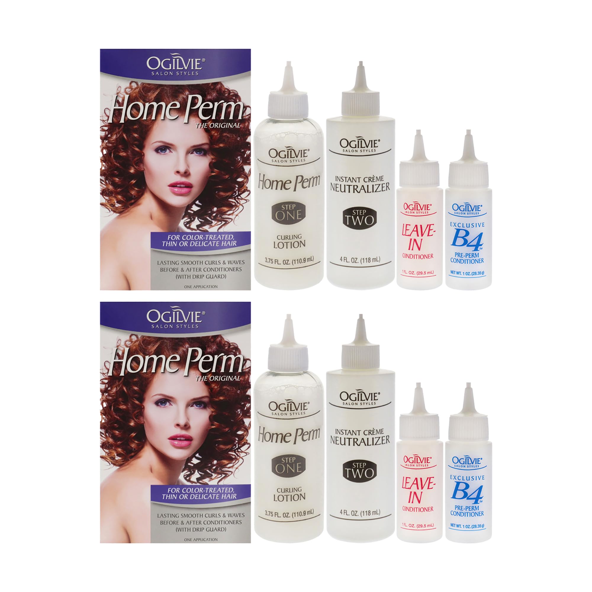 OGILVIE Ogilvie Salon Styles Original Perm empaque práctico para uso en casa