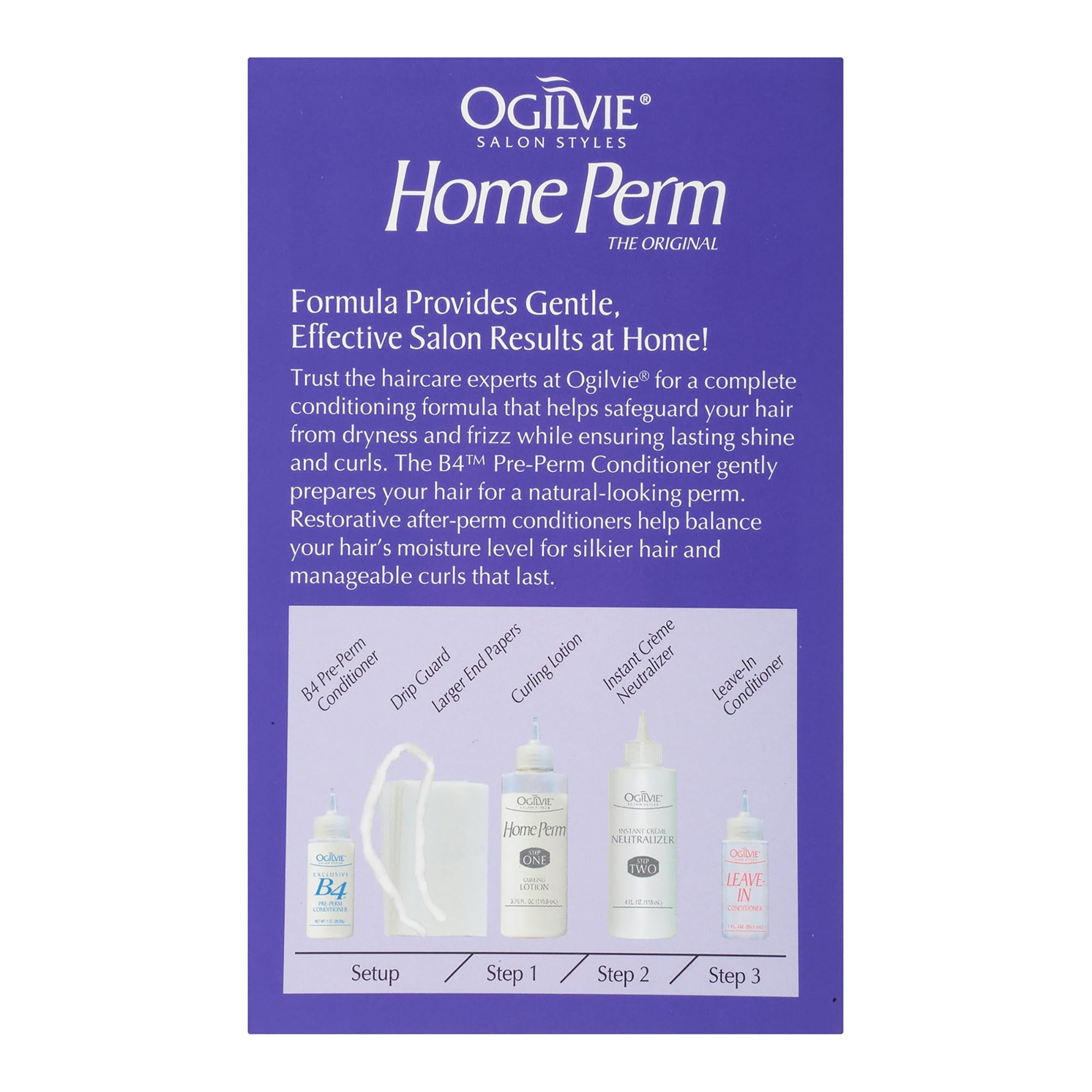 OGILVIE Ogilvie Salon Styles Original Perm protector de goteo evita salpicaduras