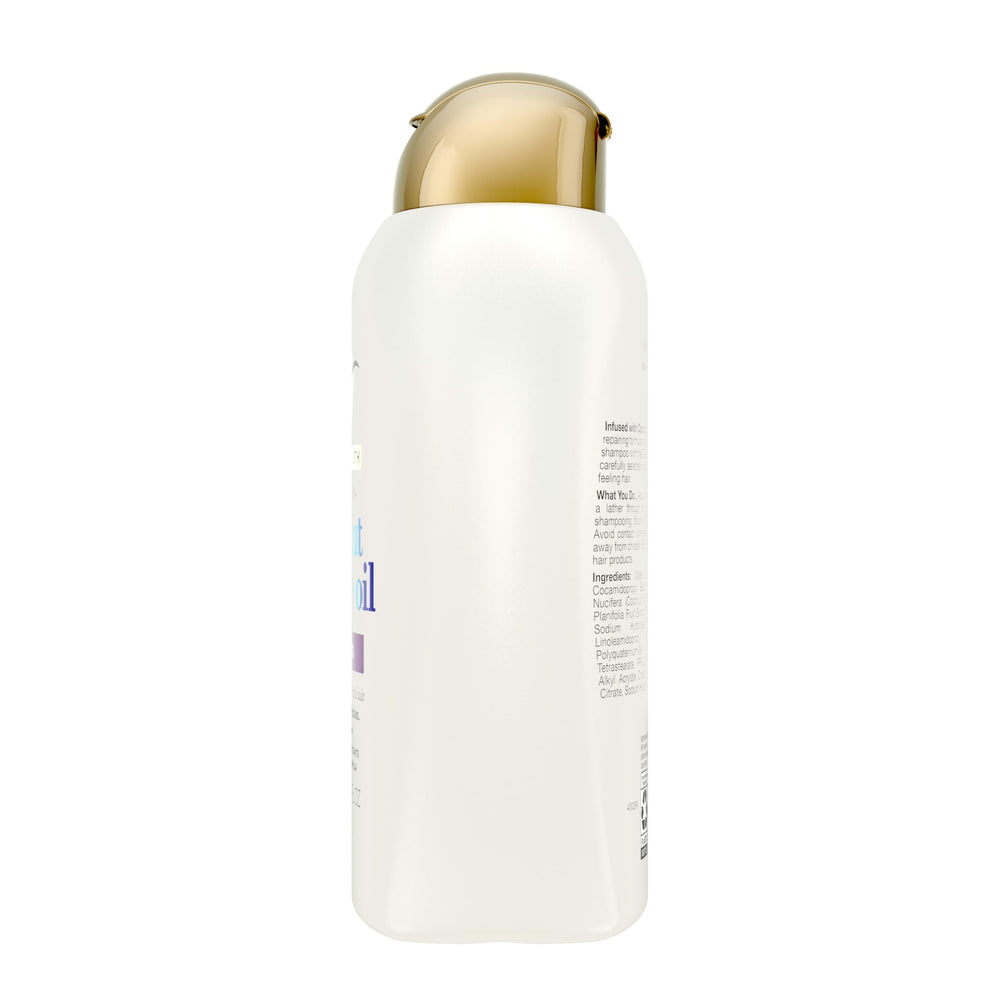 Cabello brillante y sedoso tras usar OGX Damage Remedy