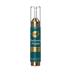 OGX ProGrowth + Peptide Serum en botella, hidrata suavemente el cuero cabelludo.