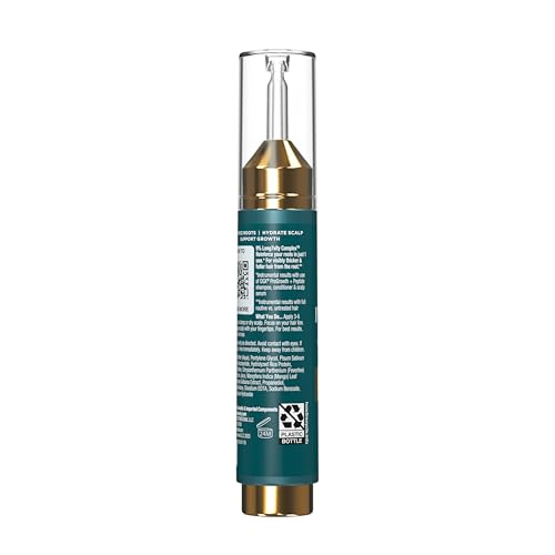 OGX ProGrowth + Peptide Serum, tamaño de viaje práctico para cuidado diario.