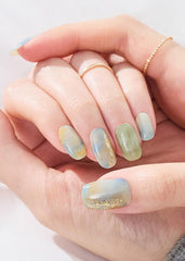 Ohora cintas semicuradas de uñas con 15 tallas para ajuste perfecto