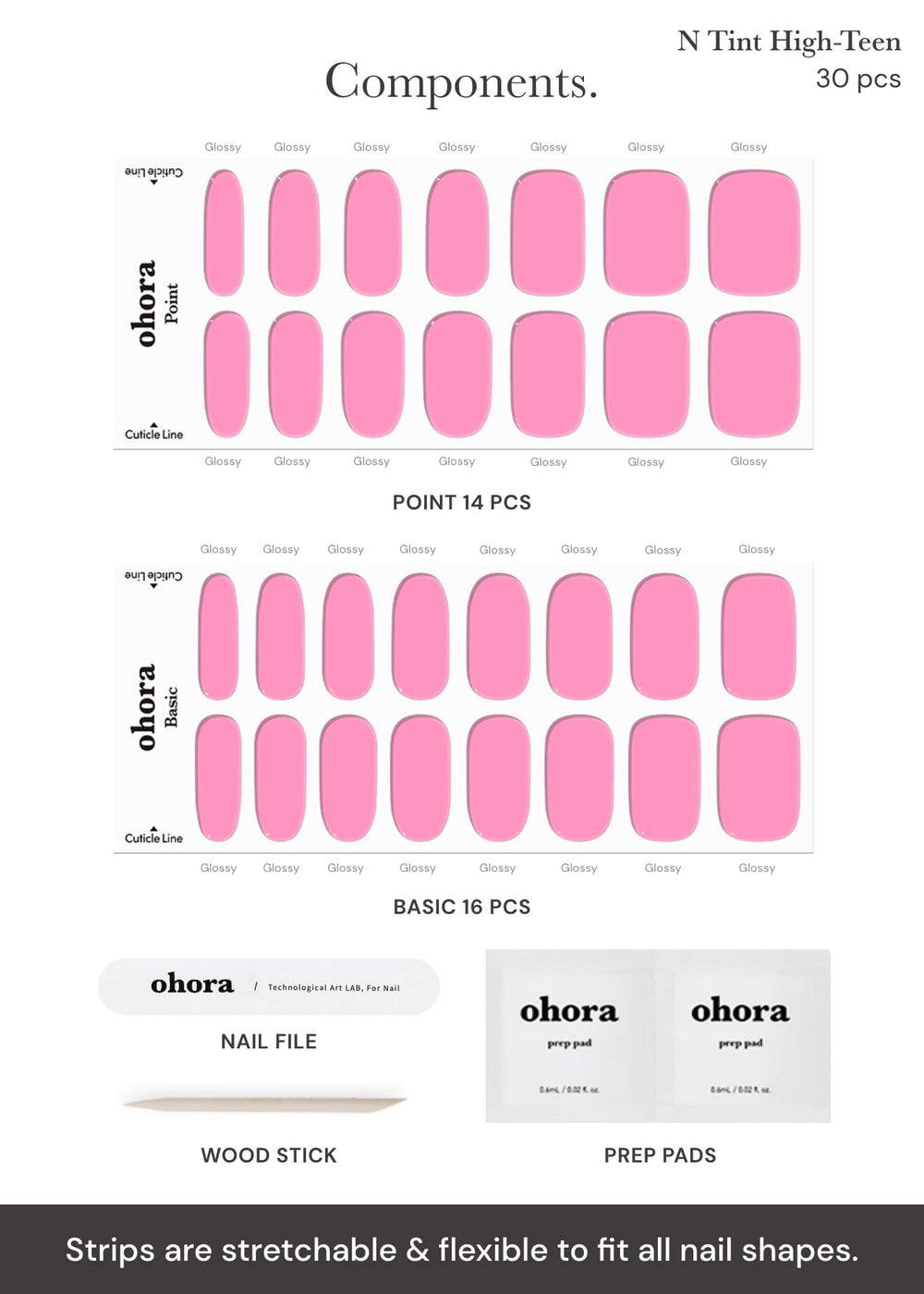 ohora laminas gel semicurado uñas durabilidad de hasta dos semanas con uso adecuado.
