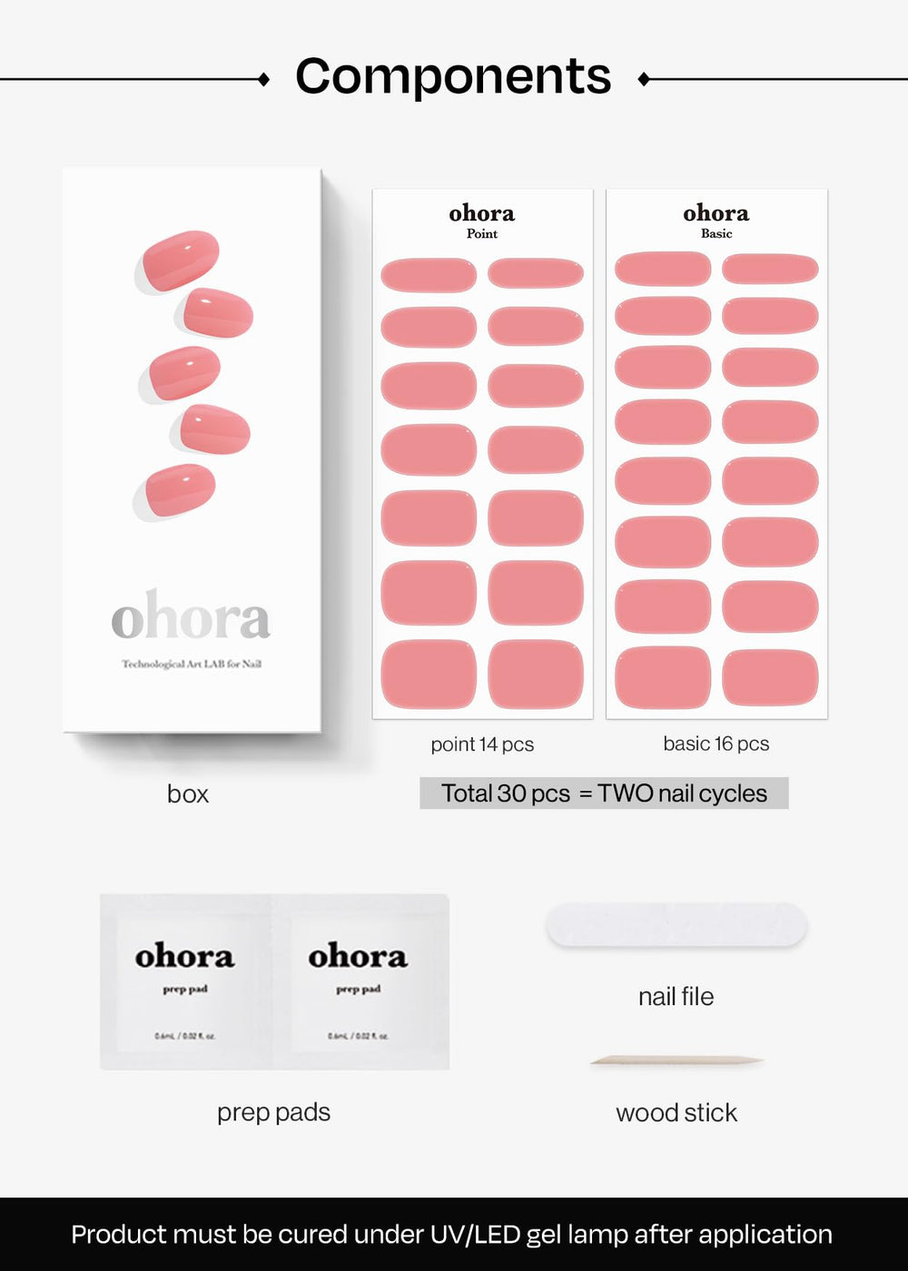 Ohora: detalle de adhesión para un pegado seguro y cómodo.