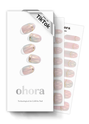 Ohora Rosa Sirena holograma: uñas con brillo intenso y duración prolongada.