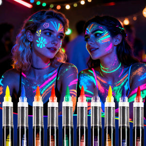 Marcadores Oiomniv Glow con puntas finas para trazos precisos