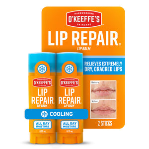 O'Keeffe's Lip Repair: bálsamo labial con enfriamiento para labios secos.