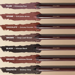 Delineador gel Okerker con afilador integrado para puntas perfectas