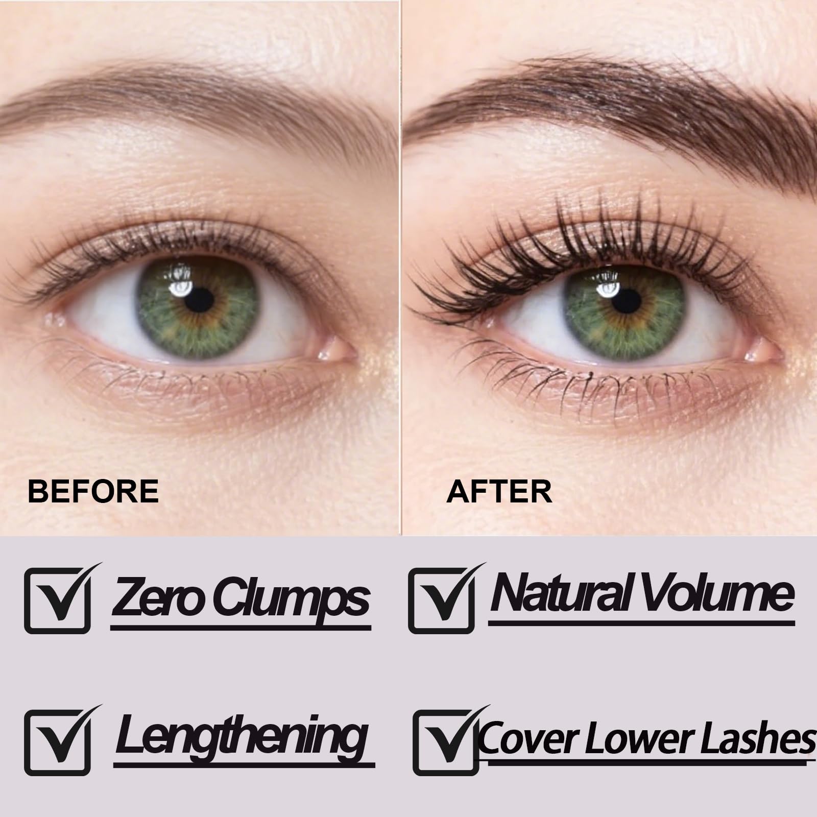 Okerker Mascara diseñada para mujeres mayores, definición natural.