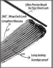 Okerker Mascara resistente al agua para un look todo el día.