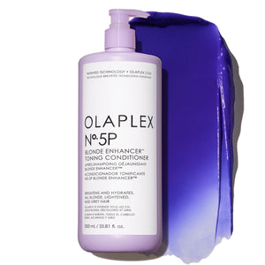 Olaplex N°5P realzador púrpura en botella, controla el tono rubio
