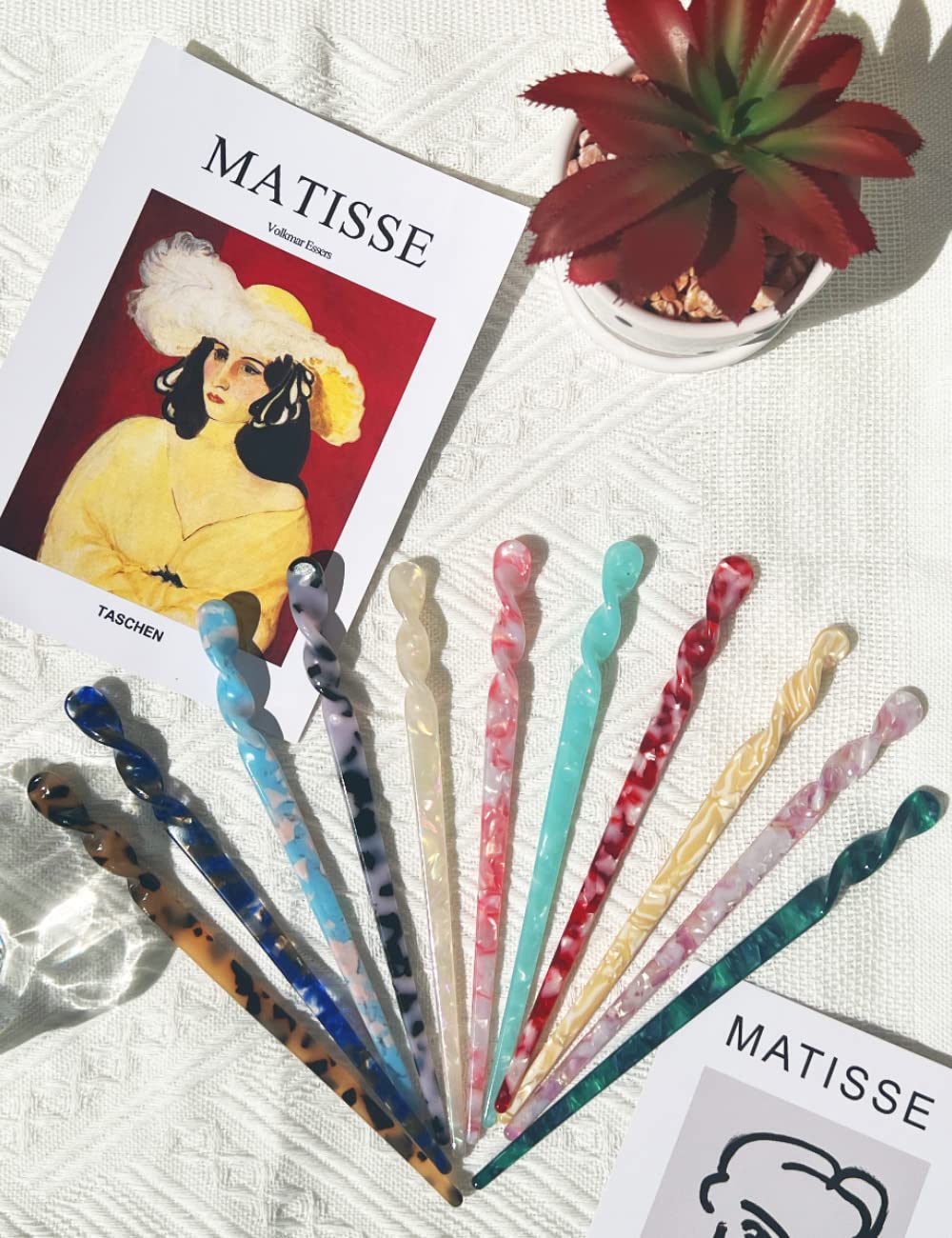 Olawyrae palillos colores variados, combina estilos y outfits con facilidad.